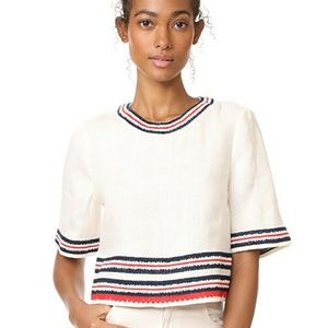 Tory Burch Florentina Linen Top